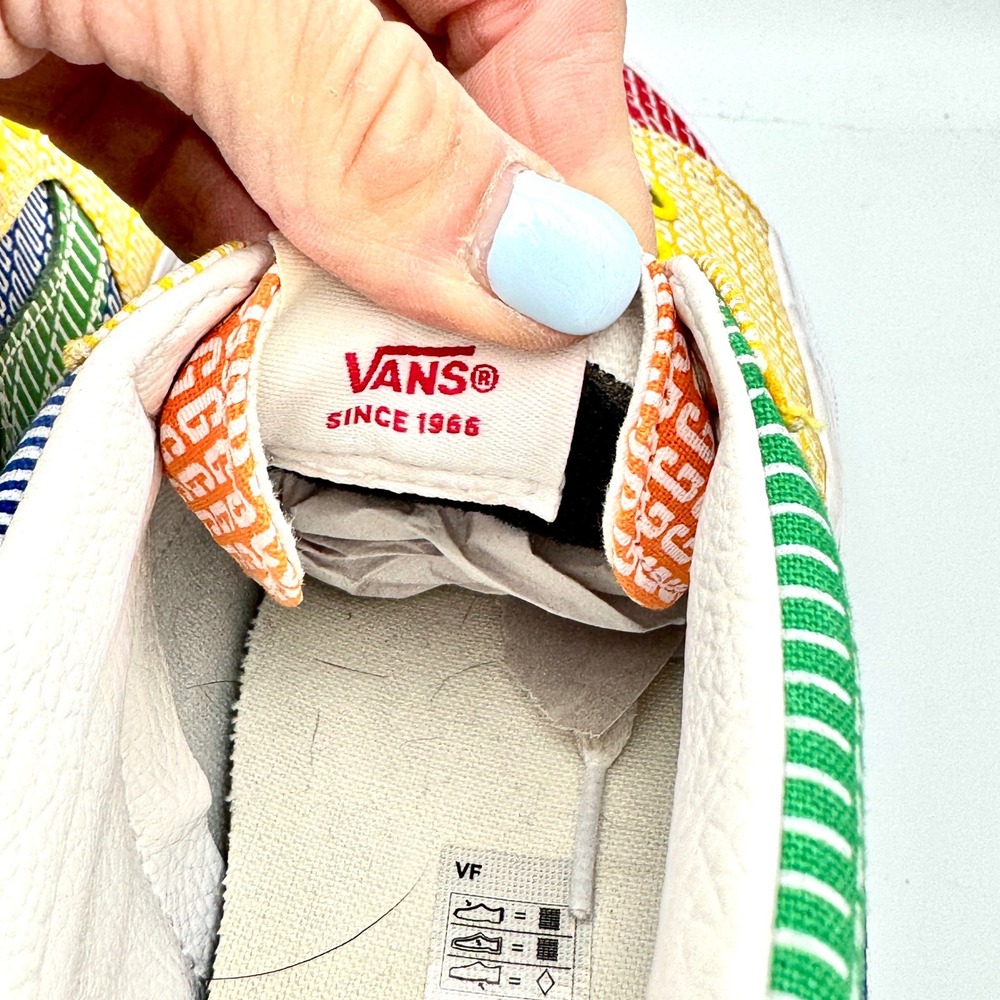 Vans Sk8-Mid Pride Patchwork Multicolor Alphabet … - image 7